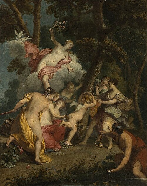 The Punishment of Cupid, 1720, Nicolas Vleughels