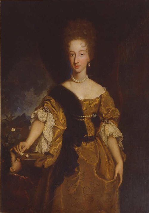 Portrait of Violante of Bavaria, 1650, Nicolo Cassana