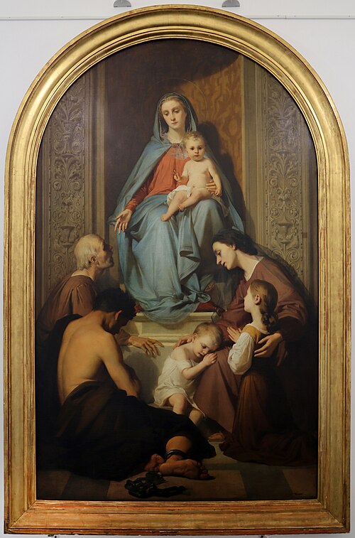 Consolatrix afflictorum, 1859, Nicolò Barabino