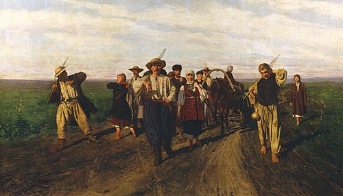 На заробітки, 1882, Nikolaï Kouznetsov