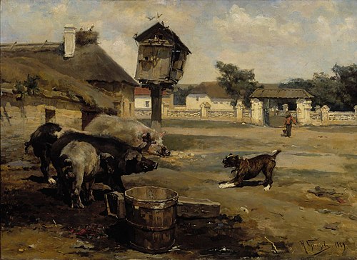 Swines, 1889, Nikolaï Kouznetsov
