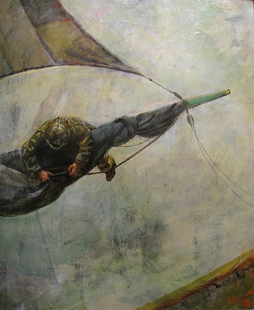 Furling sail, 2000, Christian Krohg