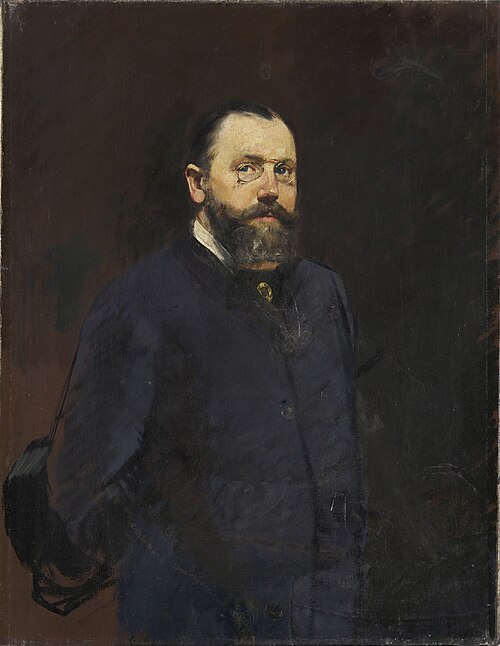 Portrait of Viggo Glahn Ørbeck, 1881, Christian Krohg