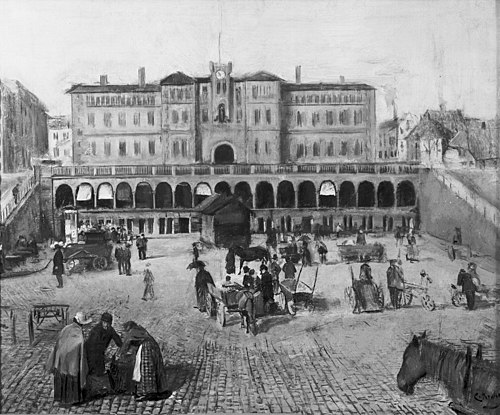 Fra Youngstorget, 1900, Christian Krohg