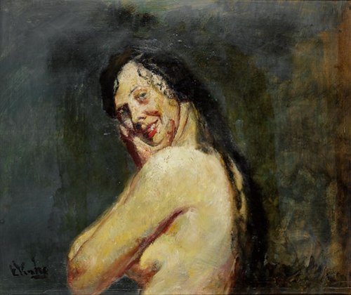 Modellen, 1886, Christian Krohg