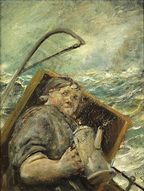 Trise i arbeid, 1901, Christian Krohg