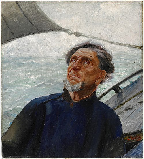 Fisherman, 1880, Christian Krohg