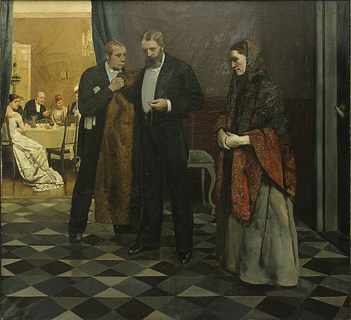 Sending for the Doctor, 1880, Christian Krohg
