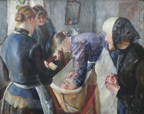 I baljen, 1889, Christian Krohg