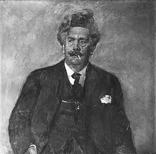 Johan Halvorsen, 1921, Christian Krohg