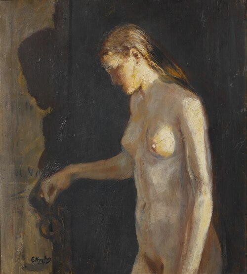The Model, , Christian Krohg