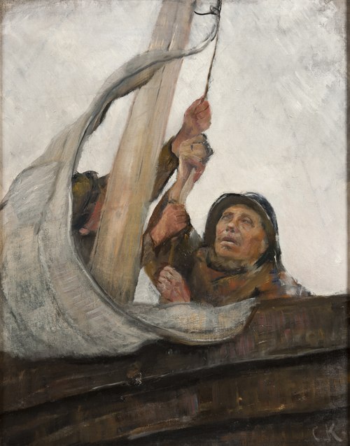 Setting Sail, , Christian Krohg