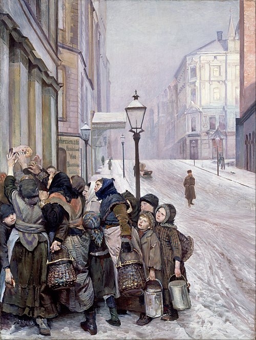 Struggle for Survival, 1889, Christian Krohg