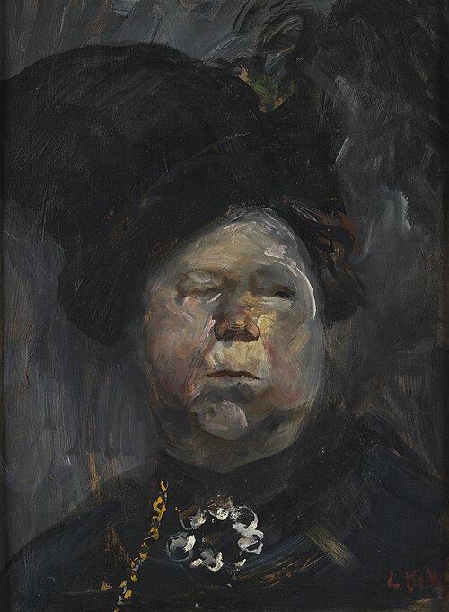 Mrs Blom, 1915, Christian Krohg