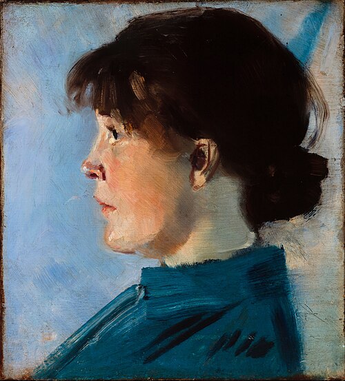 Oda Krohg, 1888, Christian Krohg