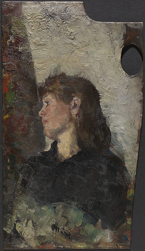 Portrait of the Painter Oda Krohg, 1885, Christian Krohg
