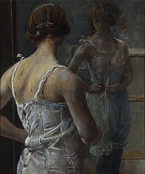 Toalett, 1900, Christian Krohg