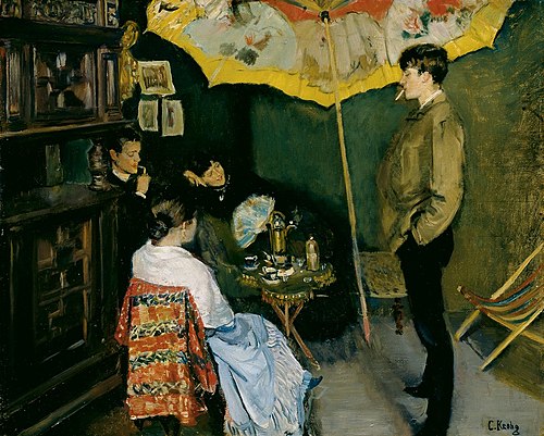 The Bohemians, 1885, Christian Krohg
