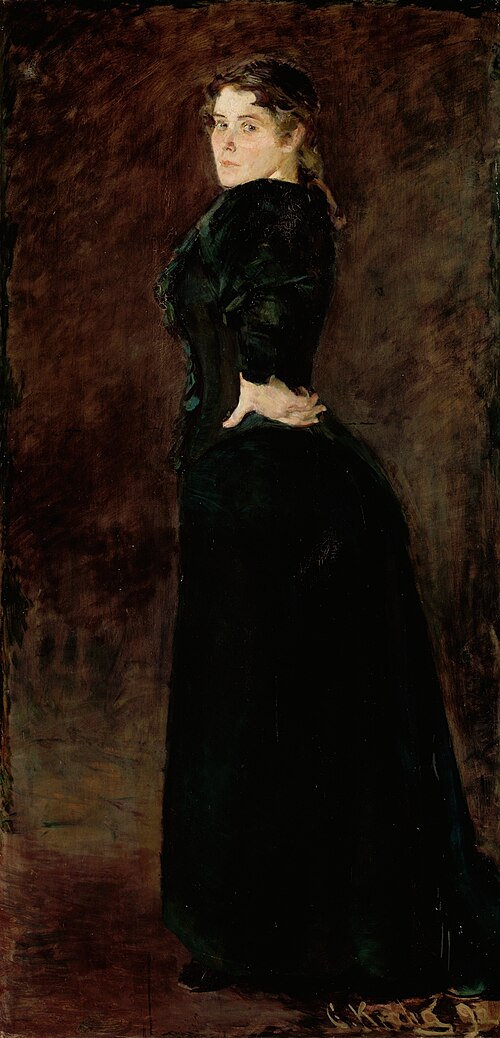 Portrait of Alexandra Thaulow, b. Lasson, 1892, Christian Krohg