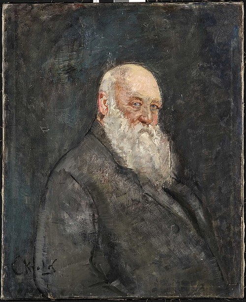 Portrett av Christian Krohg, 1920, Christian Krohg