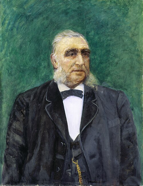 Portrett av H.A.H. Paulsen (Køla-Paalsen), 1915, Christian Krohg