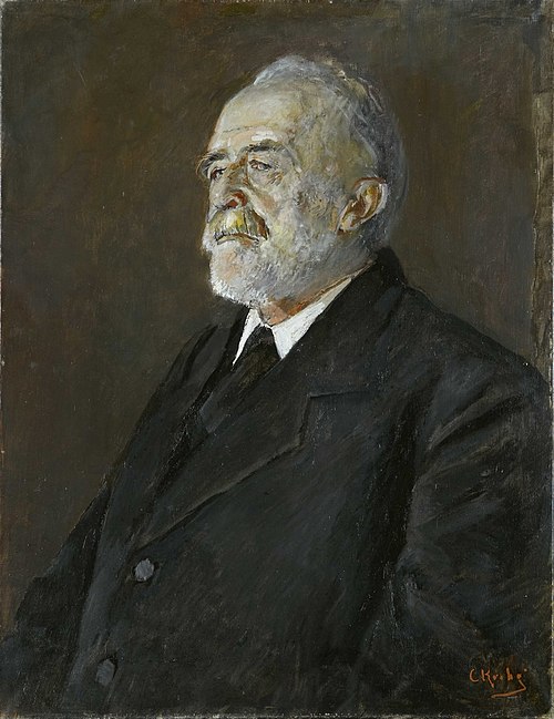 Portrait of Sofus Arctander, 1920, Christian Krohg