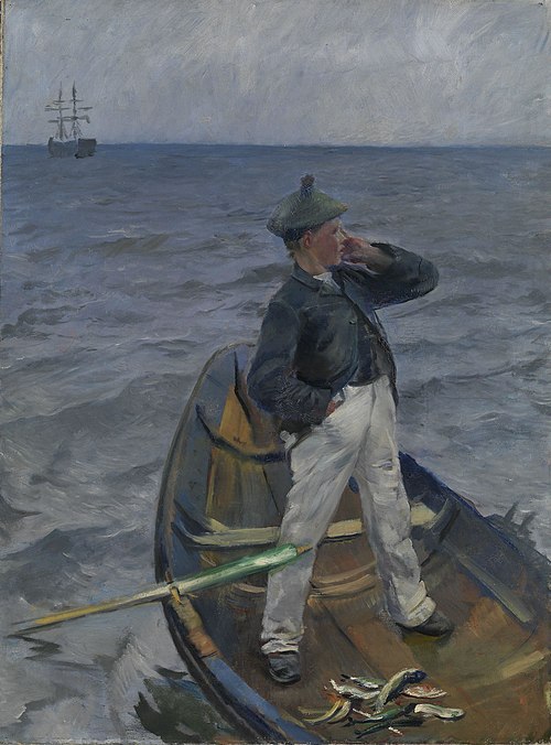 The Inshore Channel, 1892, Christian Krohg