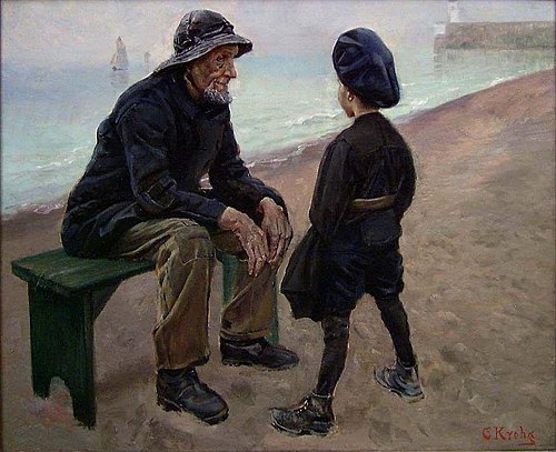 Good Friends, 1897, Christian Krohg