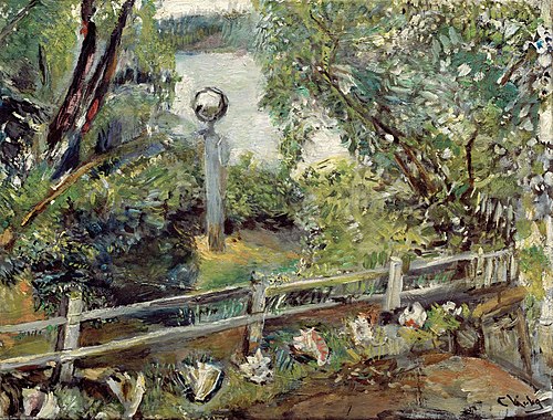The Garden with the Glass Ball, 1918, Christian Krohg