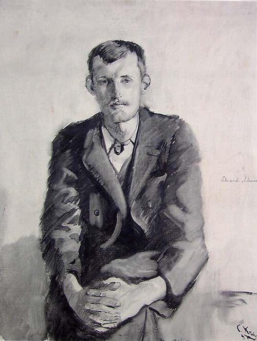The Painter Edvard Munch, 1891, Christian Krohg