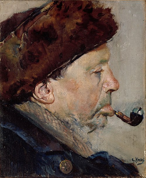Niels Gaihede, 1888, Christian Krohg