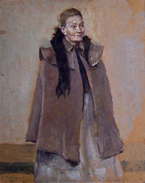Portrait of Sina, 1909, Christian Krohg