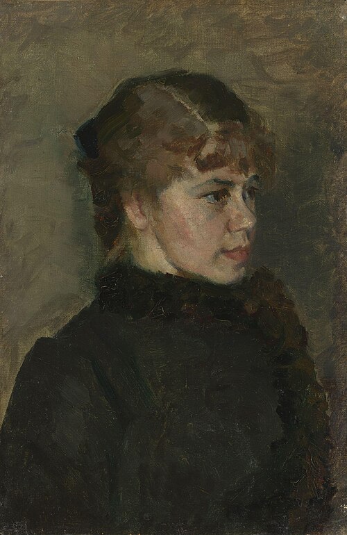 Young Lady, 1890, Christian Krohg