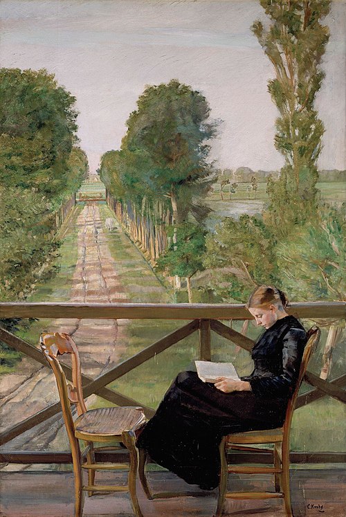 Villa Britannia, Belgium, 1885, Christian Krohg