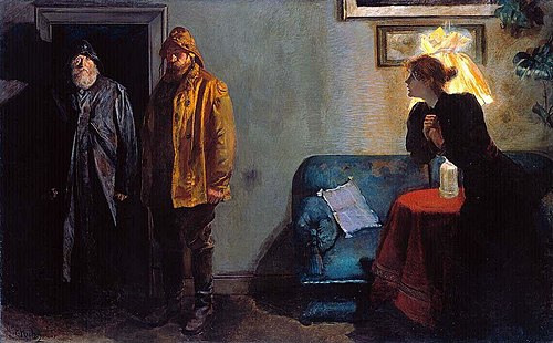 Eye-Witnesses, 1895, Christian Krohg