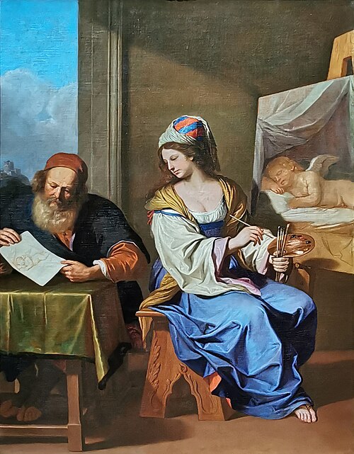 Die Malerei und die Zeichnung, 1656, Le Guerchin