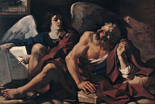 Saint Matthew and the Angel, 1621, Le Guerchin