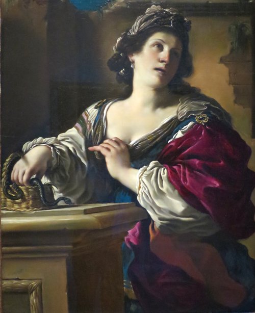 Suicide of Cleopatra, 1621, Le Guerchin