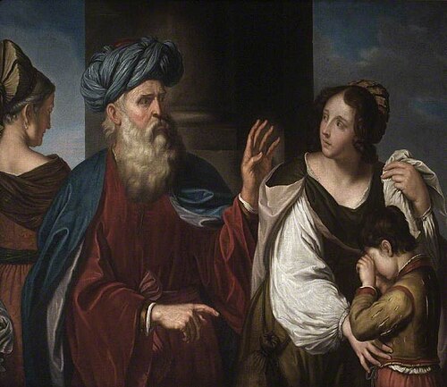 The Expulsion of Hagar and Ishmael, 1886, Guercino