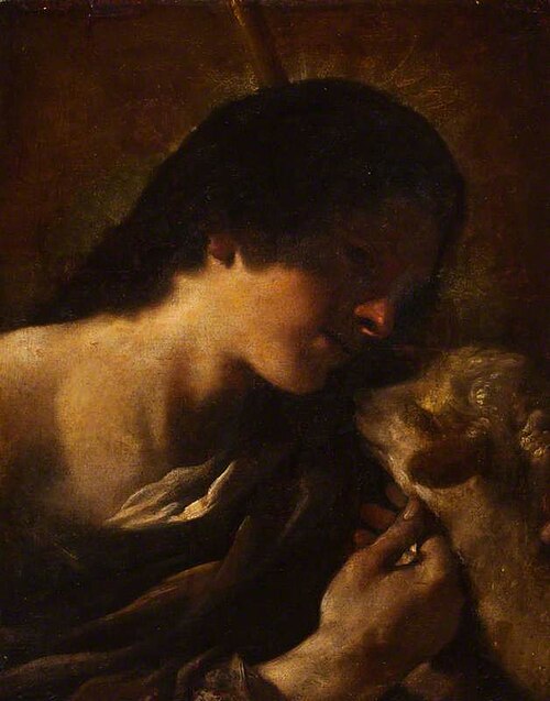 Saint John the Baptist, , Guercino