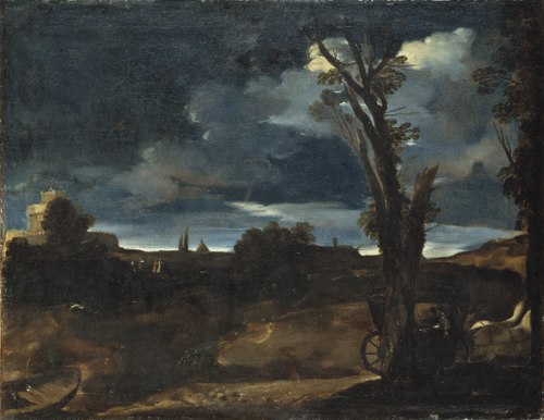 Moonlight Landscape, 1616, Guercino