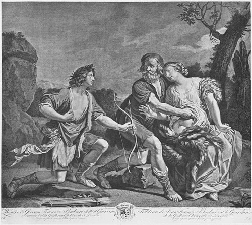 Dorinda, Silvio and Linco, 1647, Le Guerchin