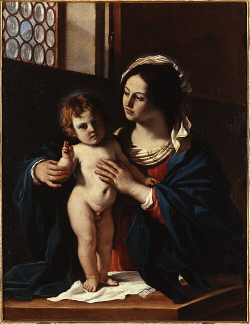 Madonna and Child, , Le Guerchin