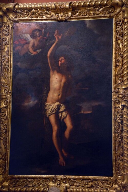 San Sebastiano (Guercino Firenze), , Guercino