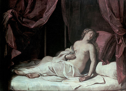 Cléopâtre mourante, 1648, Le Guerchin