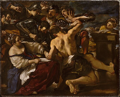 Samson Captured by the Philistines, 1619, Guercino