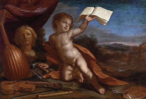 Virtuous Love, 1666, Guercino