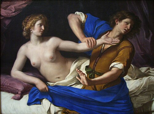 Joseph and Potiphar's Wife, 1649, Guercino