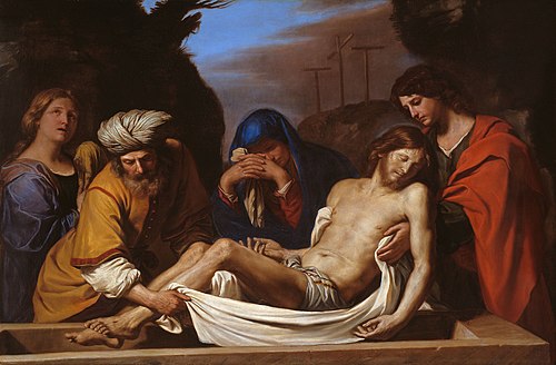 The Entombment, 1656, Guercino