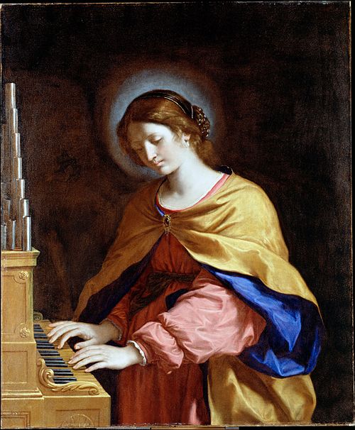Saint Cecilia, 1649, Guercino